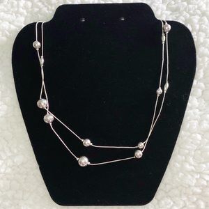 Simple Beads long/Double Wrap necklace